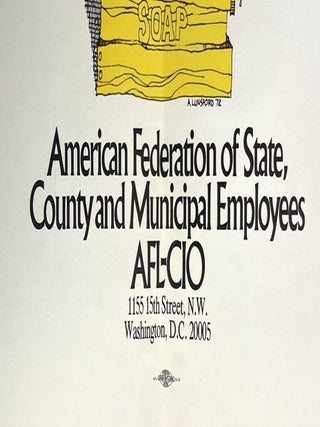 Original AFL-CIO Anti-Nixon Political Poster