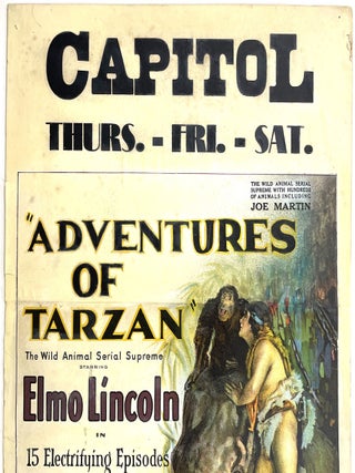 Lithograph Window Card for The Adventures of Tarzan