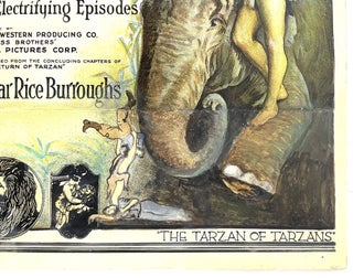 Lithograph Window Card for The Adventures of Tarzan