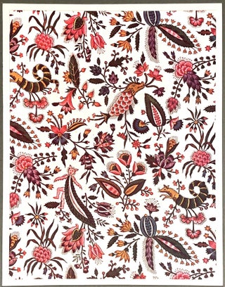 Item #1021 Print Depicting An 18th Century Persian Woodblock Printed Fabric. Textiles