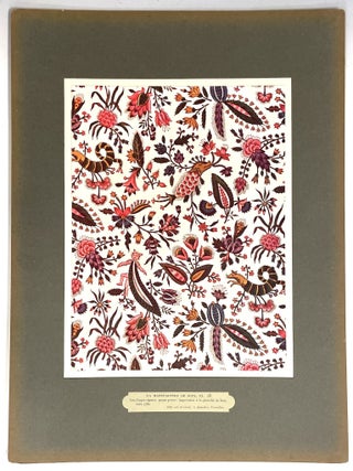Print Depicting An 18th Century Persian Woodblock Printed Fabric