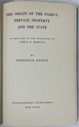 The Origin of the Family, Private Property, and the State