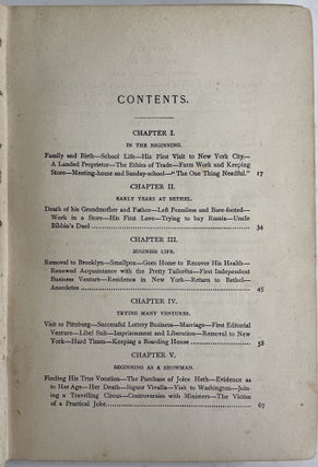Life of Hon. Phineas T. Barnum