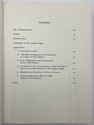 The Compleat Angler 1653-1967: A New Bibliography