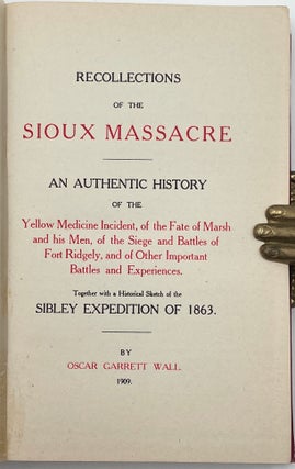 Recollections of the Sioux Massacre