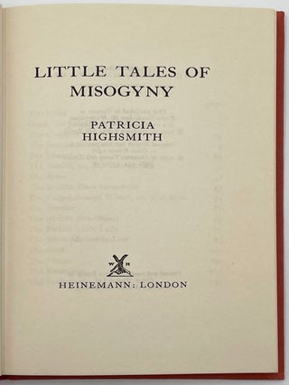 Little Tales of Misogyny