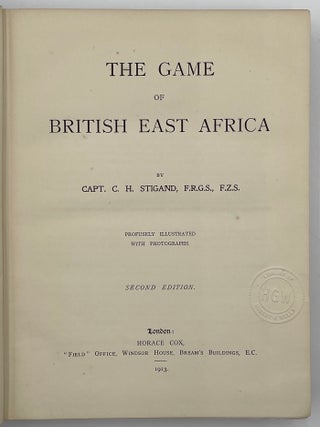 The Game of British East Africa