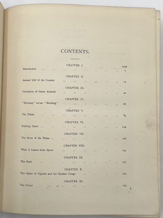 The Game of British East Africa