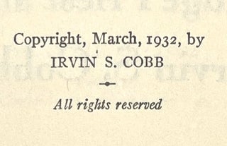 Down Yonder with Judge Priest and Irvin Cobb