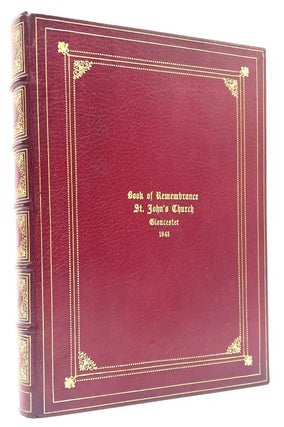 Item #1273 Book of Remembrance / St. John’s Church / Gloucester / 1943. Fine Bindings