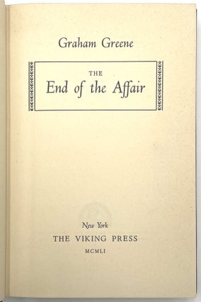The End of the Affair
