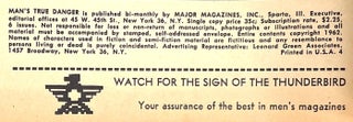 True Danger Magazine, Vol. 2, No. 1. December, 1962