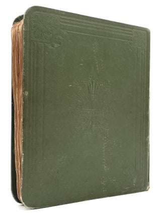Handmade Scrapbook Featuring Chromolithograph Trade Cards, Circa 1890