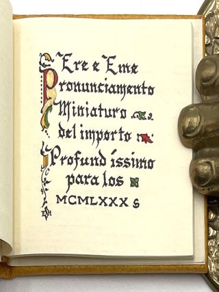 Ere e eme: pronunciamento miniaturo del importo profundíssimo para los MCMLXXXs.