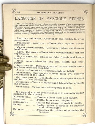 Marshall’s Almanac and Pocket Compendium for 1909