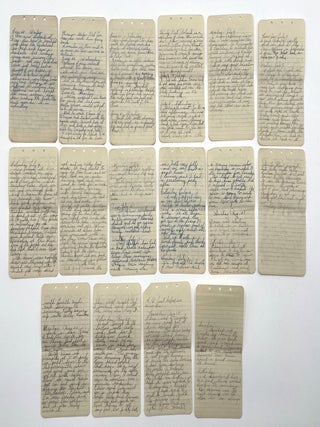 Charming Travel Itinerary, Diary, and Ephemera, Phyllis Brown, 1927