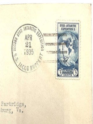 Byrd Antarctic Expedition II: Group of Four Stamped Postal Envelopes, 1934 – 1935