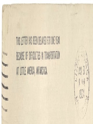 Byrd Antarctic Expedition II: Group of Four Stamped Postal Envelopes, 1934 – 1935