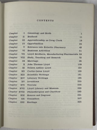 John Uri Lloyd: His Life and Works