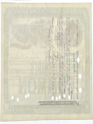 Group of Five Stock Certificates for Texas Companies, 1904 – 1968