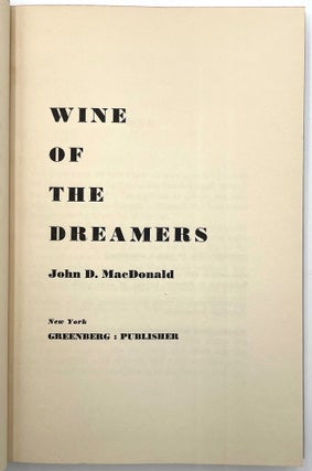 Wine of the Dreamers