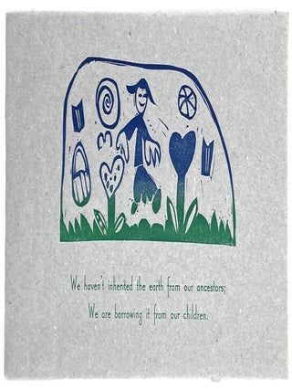 Item #1490 Original Woodblock Print, c. 2000. Peter Thomas, Donna