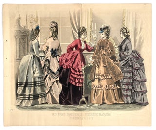 Item #1540 Hand-Colored Print from Peterson’s Magazine (Sept. 1872). Fashion