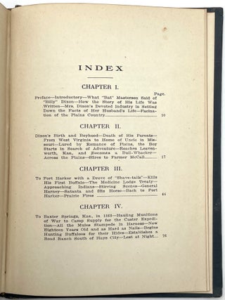 Life and Adventures of "Billy" Dixon of Adobe Walls, Texas Panhandle.