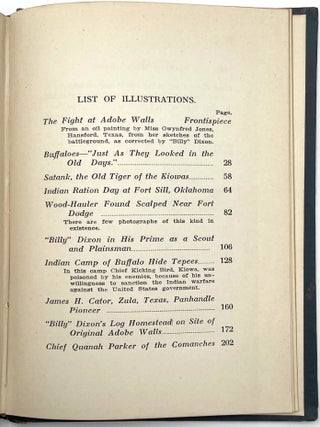 Life and Adventures of "Billy" Dixon of Adobe Walls, Texas Panhandle.