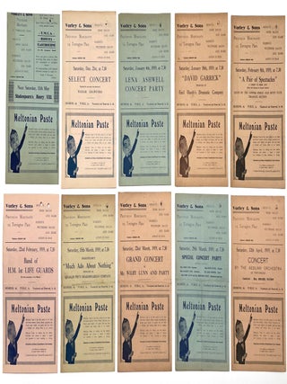 Group of Ten King George’s Hall YMCA Programs, 1918 – 1919
