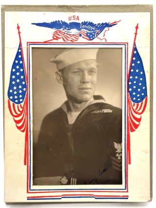 Item #1564 Original Photo Portrait of U.S. Navy Machinist Mate “Bud”, circa 1942. World War II