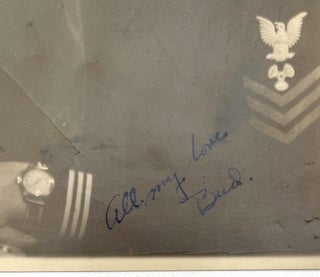 Original Photo Portrait of U.S. Navy Machinist Mate “Bud”, circa 1942