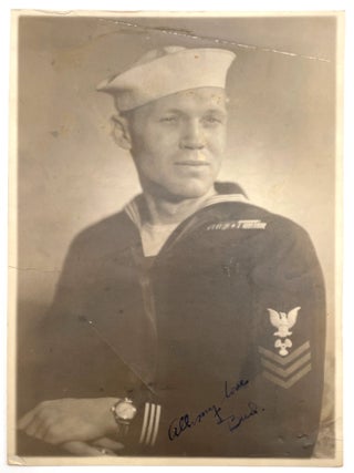 Original Photo Portrait of U.S. Navy Machinist Mate “Bud”, circa 1942