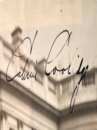 Signed 8 x 10 Photo with Cabinet, 1923
