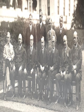 Signed 8 x 10 Photo with Cabinet, 1923