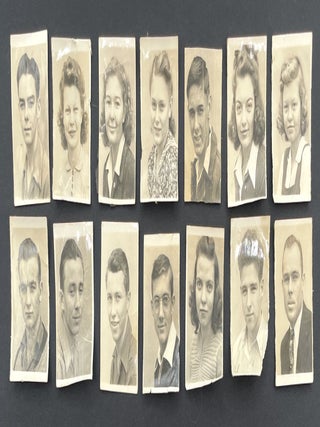 Group of 14 Photos - Carrollton High School 1941-1942 Junior Class