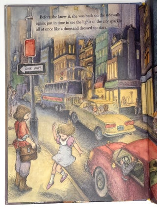 Preliminary Watercolor Sketch for Twilight by Holly Young Huth, with an Autograph Letter Signed on the Verso. Dec. 1, 2003
