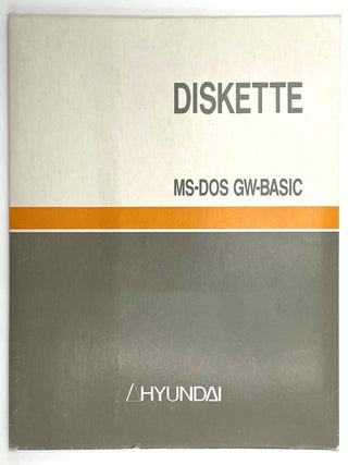 Item #1618 Hyundai MS-DOS GW-BASIC Diskette Set. Software