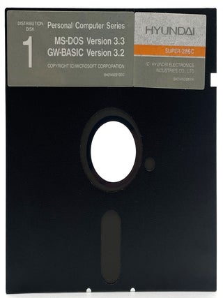 Hyundai MS-DOS GW-BASIC Diskette Set