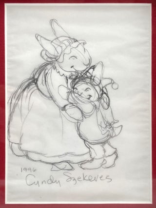 Pair of Original Pencil Sketches, 1996