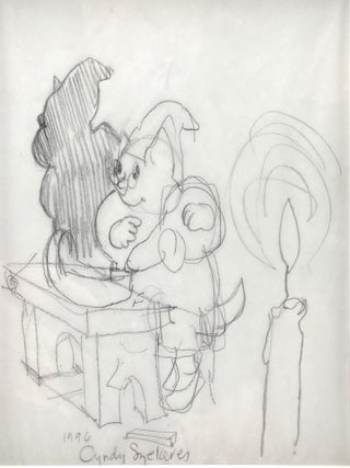 Pair of Original Pencil Sketches, 1996