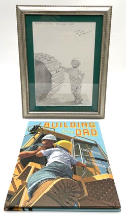 Item #1622 Preliminary Sketch for the Front Cover for Building with Dad by Carol Nevius, [c....