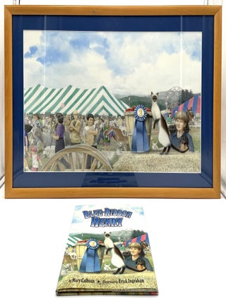 Item #1629 Double-Page Spread Original Cover Artwork for Blue Ribbon Henry by Mary Calhoun, [c....