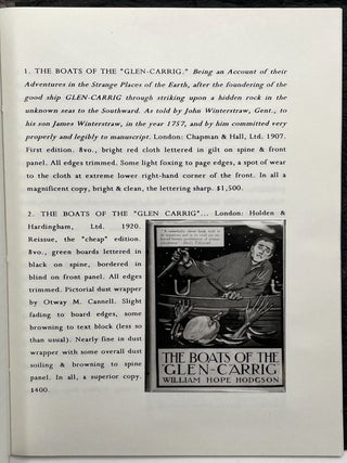 William Hope Hodgson: First and Early Editions