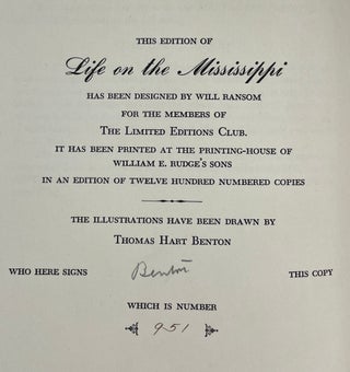 Item #17 Life on the Mississippi. Mark Twain