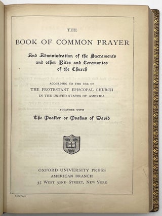 The Book of Common Prayer