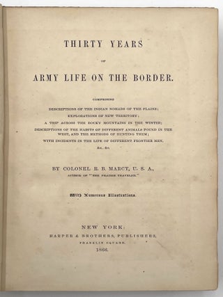 Thirty Years of Army Life on the Border