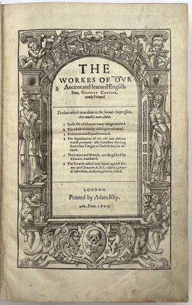Item #1722 The Workes of Geffrey Chaucer. Geffrey Chaucer