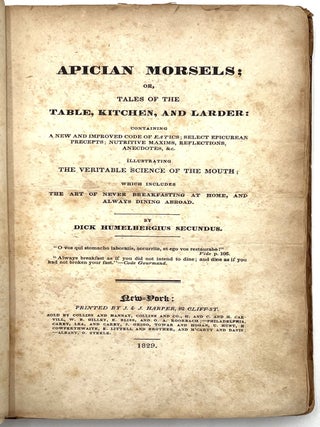 Apician Morsels