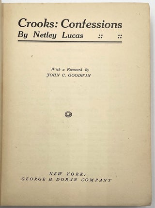 Crooks: Confessions